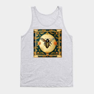 Vintage Bee Pattern Tank Top